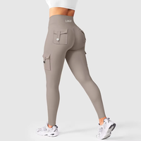 Leggings de sport taille haute unis pour femme, froncés aux fesses, effet ventre plat, séchage rapide, respirants, écologiques, extensibles dans quatre directions