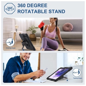 Copertura dura del PC del Silicone molle di protezione resistente per la cassa a 12.4 pollici della compressa del <span class=keywords><strong>FE</strong></span> della linguetta <span class=keywords><strong>S7</strong></span> della galassia di <span class=keywords><strong>Samsung</strong></span> - Product Image 5