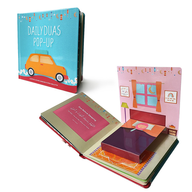Custom Pop up Book for Children Education Hardcover Lift the Flap Book Kid 3D Pop up Story Book Printing Services