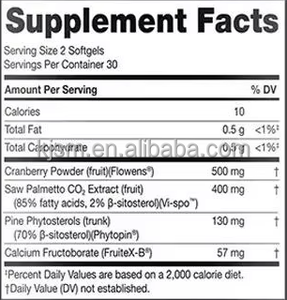 Capsules de Soin et de Soutien pour la Prostate au Palmier Nain OEM – Compléments pour Booster la Vitalité et Améliorer la Santé de la Prostate - Product Image 5