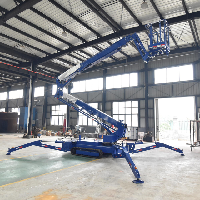 Best Quality Diesel Powered Hydraulic Aerial Lifting Work Platform Crawler Tracked Spider Boom Lift with CE Certificate
