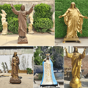 अनुकूलित कांस्य कुंवारी मैरी मूर्ति घर चर्च कांस्य प्रतिमा शिल्प धार्मिक आभूषण - Product Image 6