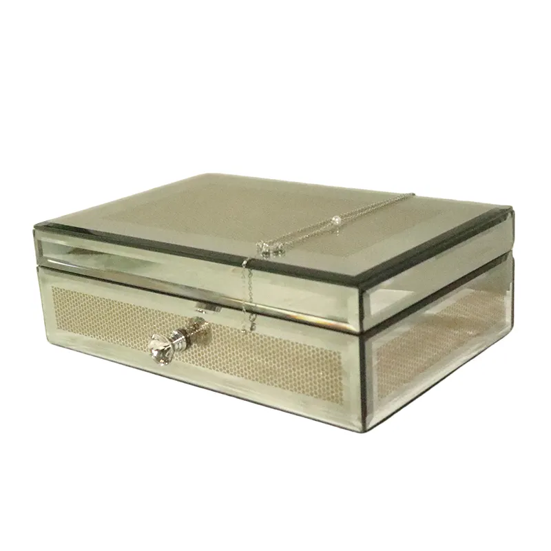 Most papular high-end custom necklace watch with mirror earrings jewelry storage box jewelri