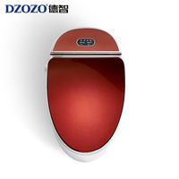 WC intelligent contemporain de style occidental pour salle de bain, toilettes allongées intelligentes avec télécommande, drainage en P/S