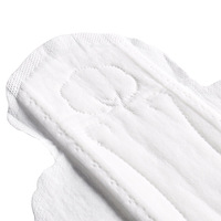 Serviettes hygiéniques jetables à ailettes en coton biologique, marque privée, protection anti-fuites, super douces, haute absorption, usage diurne