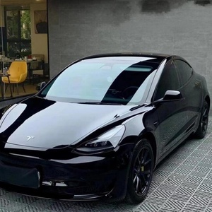 Car Wrapping Vinyl Films Full Body Free Sample 5*56FT Stretch Film Roll Crystal Piano Black Wrapping Film - Product Image 1