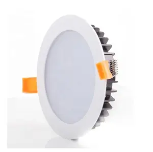 Round Square 12W 18W 24W SMD LED panel downlight with die casting aluminium with flat frame cover ultra thin down light