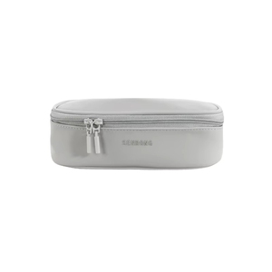 Cosmetic Bag for Women Leather <b>Makeup</b> <b>Case</b> Large Travel Kit Organizer with Detachable Brush Pocket - Product Image 1