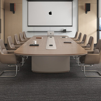 Meja konferensi kantor Modern, Meja pertemuan kayu meja konferensi meja pertemuan furnitur kantor