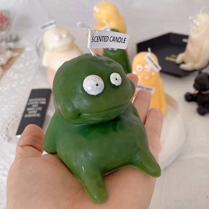 Bougies d'aromathérapie artisanales en argile, aux parfums originaux, en forme <span class=keywords><strong>de</strong></span> petit monstre, clown ou grenouille, amusantes, moches et adorables, idéales comme cadeau - Product Image 1