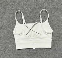 Soutien-gorge de sport à maintien élevé avec bretelles croisées, motif uni, dos croisé, séchage rapide, en Spandex/Nylon, sans coutures, pour Pilates et Yoga