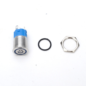 Acero Inoxidable Ip65 Impermeable 16mm Metal Pulsador 24V Dual Led Miro Switch - Product Image 4