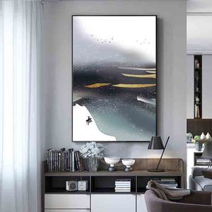 Nuova decorazione moderna colorata astratta di arte della parete grande pittura contemporanea della tela grande immagine della parete opera d'arte progetto di ospitalità arte - Product Image 5