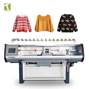 Hochwertige gebrauchte billige gute Preis Computer automatische einfache Dual-System brandneue Flachs trick maschine für Pullover