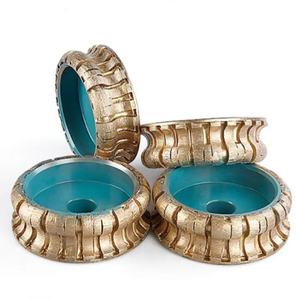 عجلة التجليح الماسية المتكلسة لحافة الحجر، لعجلة تجليخ الطاولات، تشكيل أسطح الحجارة - Product Image 1