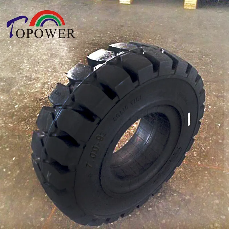 High quality solid tyre forklift rubber tire 4.00-8 6.50-10 7.00-9 28x9-15