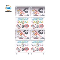 Máquina expendedora de cápsulas Gacha de doble piso, operada con monedas, personalizable, de WANGERBAO, para juegos de arcade.