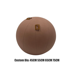 55cm Yoga Ball Cover Stability Ball Chair pour la grossesse Yoga Balance Stabilité Exercice Fitness 65cm Yoga Ball Cover - Product Image 2
