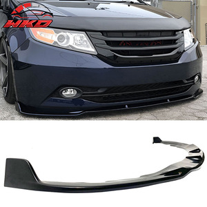 Convient pour Honda Odyssey 2011-2017, lèvre de pare-chocs avant style CK, non peinte, noire - Product Image 1