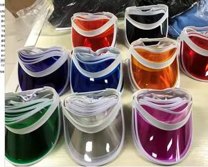 Casquette de sport transparente en PVC Usa Mairun, visière pare-soleil, casquette d'été à dessus ouvert, protection UV pour la plage, promotion, logo personnalisé - Product Image 5