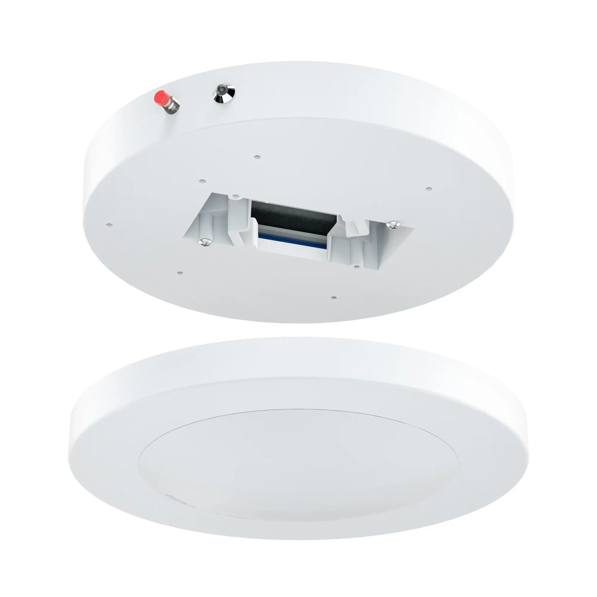 Etl luminária para teto de falha de energia led, 120v, kit para uso em casa, ambientes internos, 15w e 90mts, operação de emergência, montagem por disco, luz