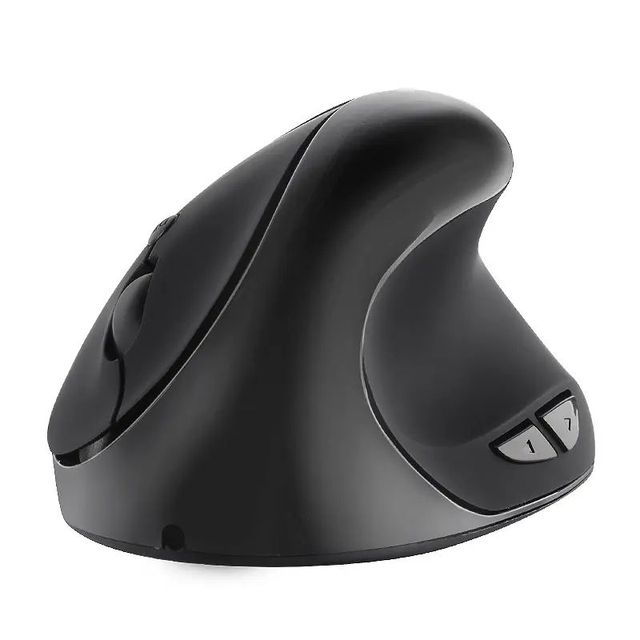 Ergonomic 6keys 2.4G Wireless Rechargeable Vertical Mouse 2.4Ghz OpticVertical Mouse for PC Computer Case Desktop USB Mouse