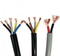 Câble multiconducteur personnalisé 0,5 mm²-2,5 mm² non blindé, fil flexible pour systèmes d'alarme de sécurité et d'interphone