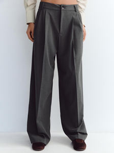 <span class=keywords><strong>Pantaloni</strong></span> <span class=keywords><strong>da</strong></span> lavoro a vita bassa <span class=keywords><strong>pantaloni</strong></span> <span class=keywords><strong>da</strong></span> lavoro a gamba larga 2025 personalizzati con drappeggio fluido su misura per <span class=keywords><strong>ufficio</strong></span> <span class=keywords><strong>pantaloni</strong></span> <span class=keywords><strong>da</strong></span> lavoro pieghettati per pendolari - Product Image 2