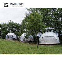 Tente transparente gonflable extérieure mobile portative de dôme géodésique de tente d'igloo de parties d'événements
