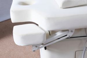 Table de massage professionnelle la plus vendue en usine, 4 moteurs, cadre en acier inoxydable, chauffage électrique en PU, pour salle de sport, salon, entrepôt, usage commercial - Product Image 4