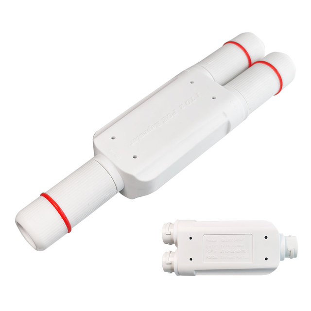 1 in 2 RJ45 Ethernet Cable Splitter 10 100Mbps IEEE802 3af at POE Switch 1 to 2 PoE Extender for IP Camera