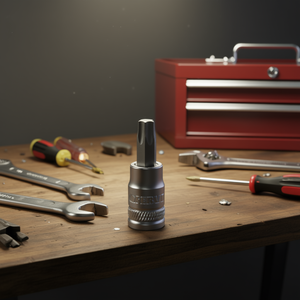 Fervi <b>Socket</b> With Torx Insert 6 Point 10mm Drive - Product Image 3