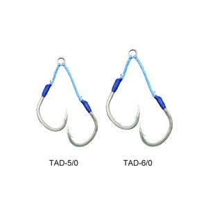 Hameçon d'assistance en acier à haute teneur en carbone de qualité supérieure Jk, résistance de la ligne de 200 lb, taille 5/0, <span class=keywords><strong>6</strong></span>/0 pour la pêche en eau salée, jigging lent - Product Image 5