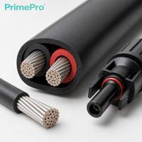 Cable Solar PrimePro de 2 Núcleos H1Z2Z2-K, Certificado PV1-F, Cable de Alimentación CC para Sistemas de Paneles Fotovoltaicos EN 50618