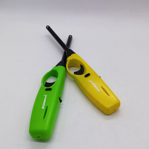 Donyi Vente chaude Briquet électrique au <span class=keywords><strong>butane</strong></span> rechargeable jetable <span class=keywords><strong>flexible</strong></span> pas cher pour barbecue portable en plein air, cuisine, allume-feu - Product Image 2
