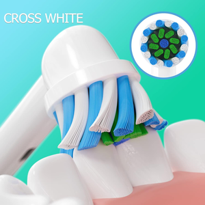 Têtes de brosse de rechange pour brosse à dents électrique avec poils doux, nettoyage en profondeur, accessoires de soins dentaires, vente en gros - Product Image 3