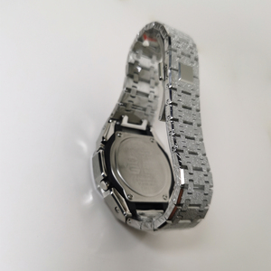 Bracelet et boîtier de montre en acier inoxydable givré 4rd <span class=keywords><strong>G</strong></span> <span class=keywords><strong>Shock</strong></span> <span class=keywords><strong>GA2100</strong></span>, pièces de rechange mod pour montre c asio <span class=keywords><strong>ga2100</strong></span> - Product Image 4