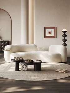 Juego de Sofás Contemporáneos de Lujo en Oferta, Muebles Modernos para Sala de Estar con Diseño Curvo para Hoteles - Product Image 3