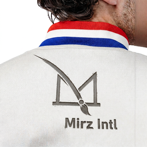 Giacca bomber <span class=keywords><strong>beige</strong></span> da <span class=keywords><strong>uomo</strong></span> con zip, antivento, collo alto, polsini a costine, tinta unita, sportiva, per la primavera - Product Image 4