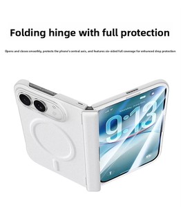 เคสสำหรับ Apple iPhone Ultra หรูหรา ผลิตจากวัสดุ PU ผิวด้าน ป้องกันการกระแทก พร้อมแม่เหล็กดูดติด สำหรับ iPhone Ultra ดีไซน์เรียบง่าย สีพื้น - Product Image 4