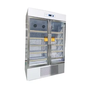 SY-U007 Poche De Sang réactif installation de stockage médical cryogénique équipement double portes Congélateur Réfrigérateur prix