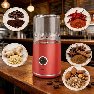 เครื่องบดกาแฟแบบพกพาขนาดกะทัดรัดสำหรับการเดินทางและใช้ในบ้าน ประหยัดพื้นที่ เหมาะสำหรับกาแฟดริปสดและเอสเพรสโซ - Product Image 1