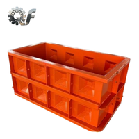 Moule à blocs Lego pour le béton, acier robuste, forme de bloc de béton, mur à empilage sec, taille personnalisée 3-4 pouces