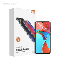 Film Hydrogel TPU Universel Purcell F500 OEM ODM pour Téléphone Mobile iPhone 15 16 17 Pro Max HD Mat UV 2.5D 3D Protection d'Écran