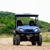 Véhicule utilitaire électrique 4x4 certifié CEE 10KW, type Side-by-Side, pour le transport de marchandises en forêt, sur sentiers, dans les parcs et pour les travaux de service