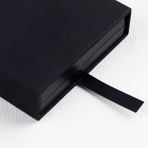 Custom Logo Square Plastic Storage Jewelry <b>Boxes</b> with Drawer Slider Ring Earring PE Film Suspension Packaging - Product Image 6