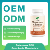 Capsules de magnésium avancées avec zinc et complexe minéral de vitamine B6 – Supplément de magnésium – Fournisseur en gros de capsules de magnésium