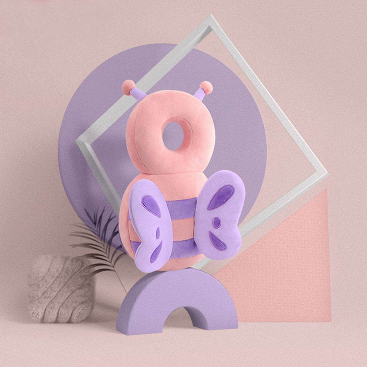Peluche-papillon blanc