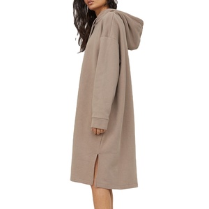 Autunno inverno Casual con coulisse <span class=keywords><strong>abito</strong></span> <span class=keywords><strong>felpa</strong></span> <span class=keywords><strong>donna</strong></span> taglie forti <span class=keywords><strong>abito</strong></span> <span class=keywords><strong>felpa</strong></span> tinta unita <span class=keywords><strong>felpa</strong></span> da <span class=keywords><strong>donna</strong></span> - Product Image 2