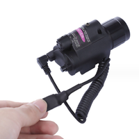 Lampe de poche intégrée laser rouge réglable à LED M6